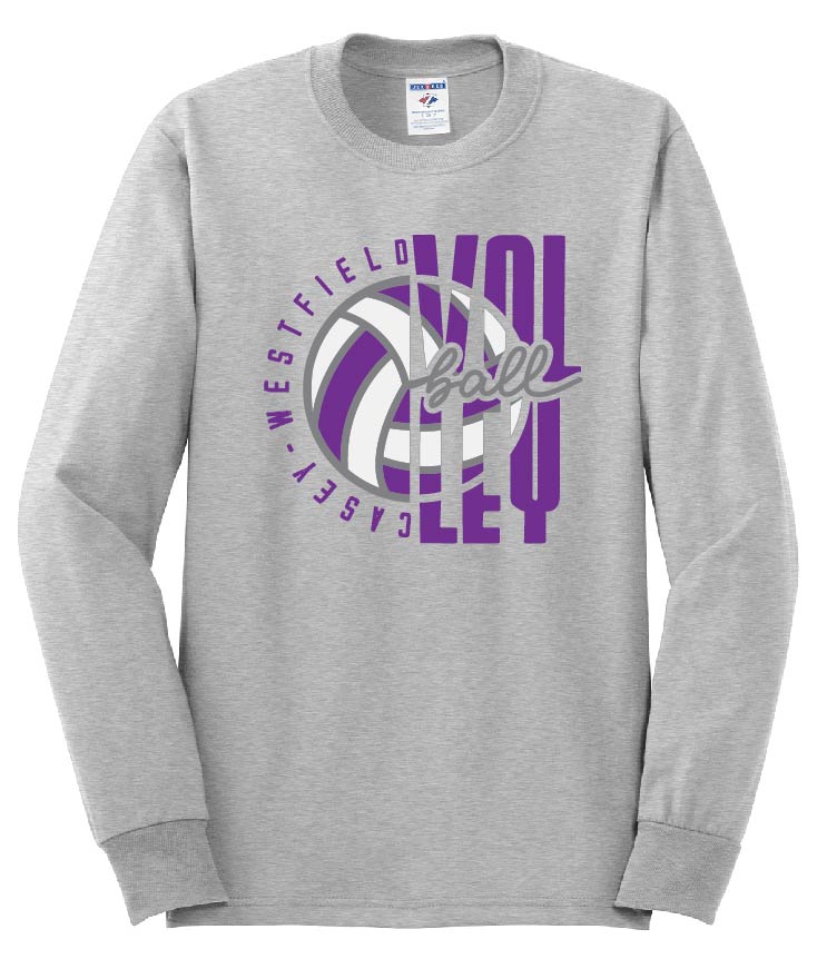 Braves Volleyball Long Sleeve Tee
